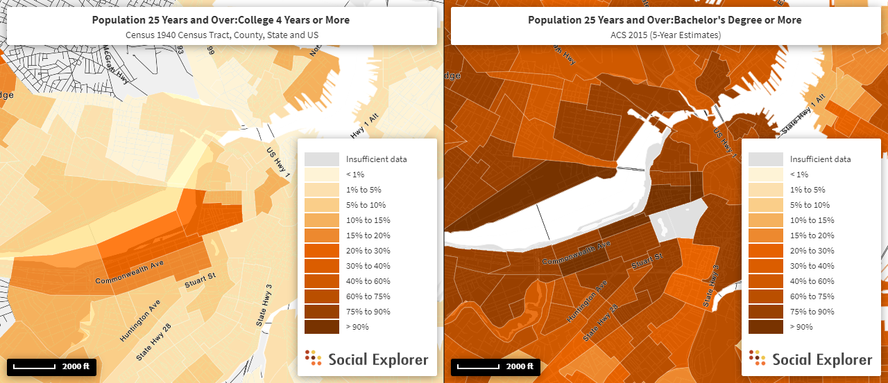 Percent of Residents Holding a Bachelor's Degree or Higher