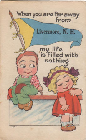 Livermore Postcard from 1920. Source: BHS postcard
